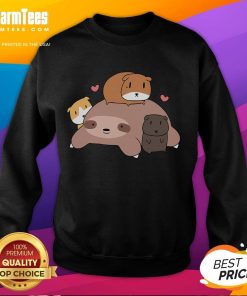 Cozy sweatshirt featuring a cute potato and guinea pig design, perfect for guinea pig lovers and animal enthusiasts.