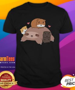 Alt Text: Cute Potato Guinea Pig Lover T-Shirt featuring an adorable potato and guinea pig design, perfect for pet enthusiasts.