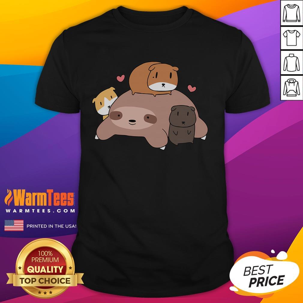 Cute Potato Guinea Pig Lover T Shirt Alt Text: Cute Potato Guinea Pig Lover T-Shirt featuring an adorable potato and guinea pig design, perfect for pet enthusiasts.