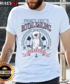 Cute Prince Eric's Royal Sailing Academy T-Shirt featuring The Little Mermaid design, perfect for fans of Ariel.