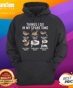 Cozy 'Cute Things I Do In My Spare Time' quail bird lover hoodie, perfect for bird enthusiasts and casual outings.