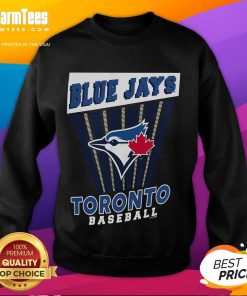 Adorable Toronto Blue Jays baseball starter sweatshirt for kids, featuring vibrant team colors and logo, perfect for young fans.
