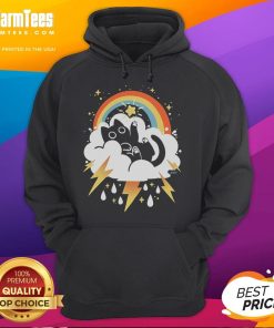 Alt Text: Cute Weathering The Storm Miski Hoodie in cozy fabric, perfect for stylish comfort during rainy days.