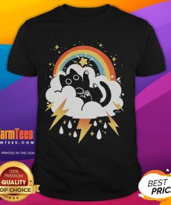 Alt Text: Cute Weathering The Storm Miski T-Shirt featuring a vibrant graphic design and soft fabric, perfect for casual wear.