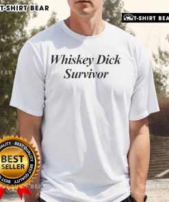 Official Whiskey Dick Survivor T-Shirt featuring bold graphics and a comfortable fit, perfect for fans of unique apparel.