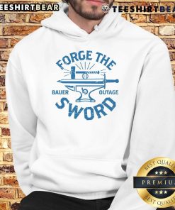 Forge The Sword Bauer Outage Hoodie in black, featuring a stylish design and comfortable fit for casual wear.