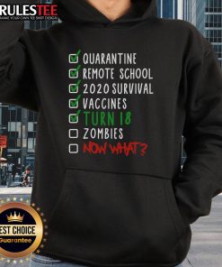 Funny 18th Birthday Check List Hoodie featuring quirky designs and vibrant colors for a memorable celebration.