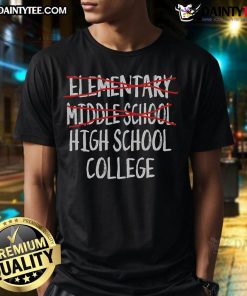 Funny 2025 Junior High Graduation T-Shirt for middle school graduates, featuring humorous designs perfect for celebrations.