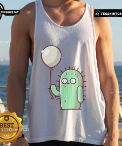 Funny A Prickly Situation cactus tank top featuring a playful cactus graphic, perfect for casual summer wear.