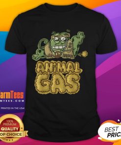 Funny Animal Gas Farting Frog T-Shirt featuring a cartoon frog with a humorous expression, perfect for animal lovers.