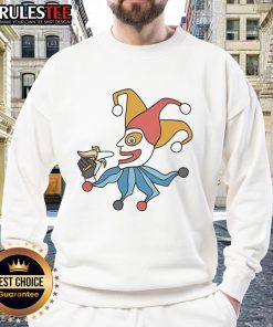 Funny Balatro April Fools Jimbo sweatshirt featuring a playful design perfect for pranksters and humor lovers.