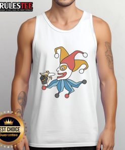 Funny Balatro April Fools Jimbo Tank Top featuring a humorous design perfect for pranksters and casual wear enthusiasts.