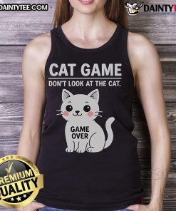 Funny cat game themed cute tank top featuring a playful cat design perfect for cat lovers and gamers.