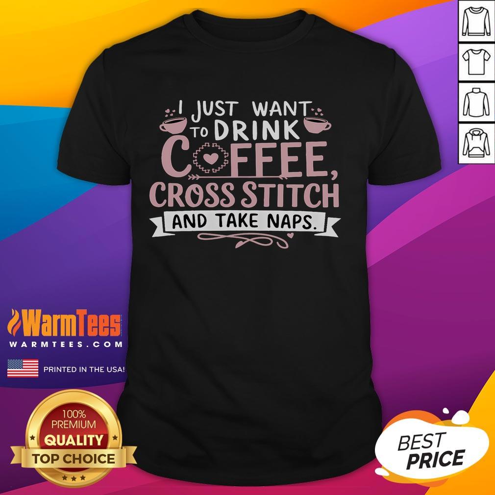 Funny Cross Stitch Crochet Design For Craft Lovers Knitting T Shirt Funny cross stitch crochet design on a knitting t-shirt for craft lovers, showcasing playful stitching patterns.