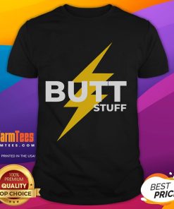 Funny cruising gay's parade t-shirt featuring 'Butt Stuff Power Bottom' design, perfect for pride celebrations.