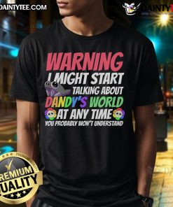 Funny Dandy's World characters on a colorful Dandy's World T-Shirt, perfect for fans of the whimsical Dandy's universe.