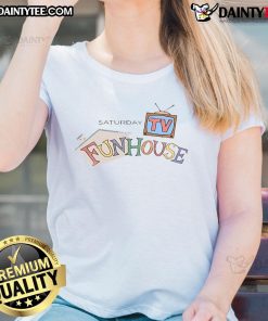 Funny Do Not Taunt Happy Ball Ladies Tee featuring a playful graphic of a smiling ball, perfect for casual wear.