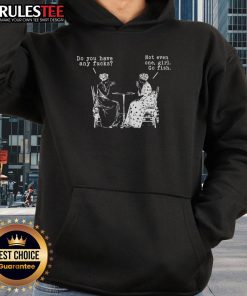 Funny 'Do You Have Any F*cks? Not Even One' Girls Go Fish Playing Cards Hoodie featuring playful graphics and vibrant colors.