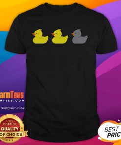 Alt Text: Humorous 'Duck Duck Grey Duck' Minnesota T-Shirt featuring a playful duck design, perfect for fans of the game.