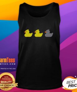 Alt Text: Funny Duck Duck Grey Duck Minnesota tank top featuring playful cartoon ducks, perfect for summer wear in Minnesota.