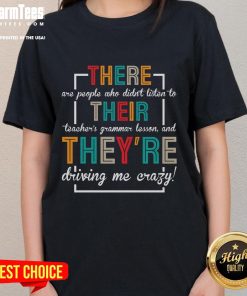 Funny ELA English tee for ladies featuring a humorous grammar quote, perfect for teachers and grammar enthusiasts.