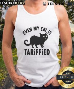 Scary kitten tank top featuring a funny cat face, perfect for humor and pet lovers who enjoy quirky fashion.