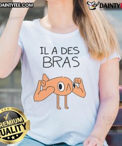 Funny Fish Le Poisson Steve Ladies Tee featuring a quirky fish design for humorous and stylish casual wear.