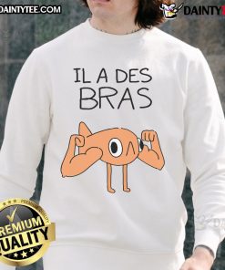 Funny fish Le Poisson Steve sweatshirt featuring a playful cartoon fish design, perfect for casual wear and humor lovers.