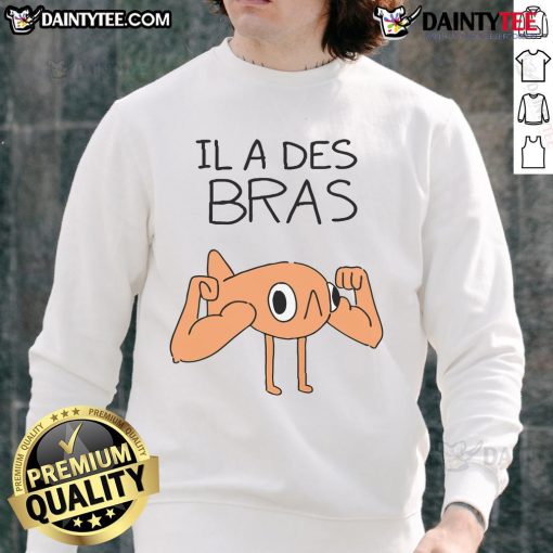 Funny fish Le Poisson Steve sweatshirt featuring a playful cartoon fish design, perfect for casual wear and humor lovers.