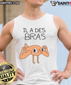 Funny fish tank top featuring Le Poisson Steve design, perfect for ocean lovers and quirky fashion enthusiasts.