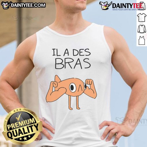 Funny fish tank top featuring Le Poisson Steve design, perfect for ocean lovers and quirky fashion enthusiasts.