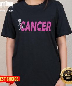 Funny Funk Breast Cancer Ladies Tee featuring a playful design to support awareness and celebrate strength in women.