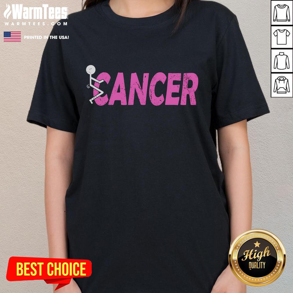 Funny Funk Cancer Breast Cancer Ladies Tee Funny Funk Breast Cancer Ladies Tee featuring a playful design to support awareness and celebrate strength in women.