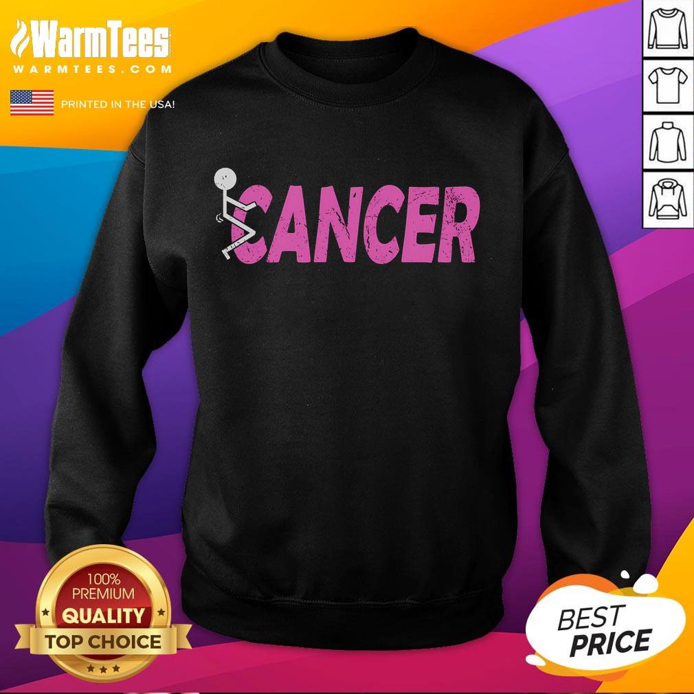 Funny Funk Cancer Breast Cancer Sweatshirt Funny Funk Breast Cancer Sweatshirt featuring a bold design, perfect for raising awareness and supporting the cause.