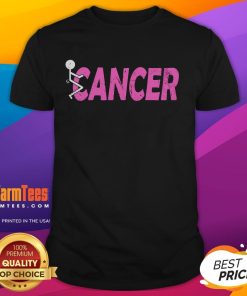 Alt Text: Funny Funk Cancer Breast Cancer T-Shirt featuring a humorous design promoting breast cancer awareness and support.