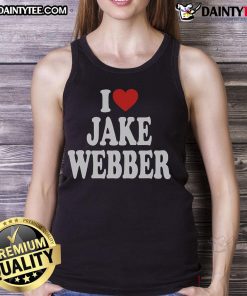 Funny I Love Jake Webber tank top featuring a playful design, perfect for fans and casual wear.