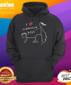 Funny I Love Submissive Boys Stickman Hoodie design featuring playful graphics and vibrant colors for casual wear.