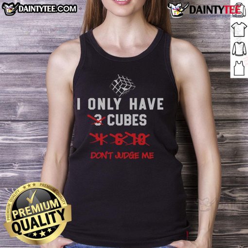 Alt Text: Funny tank top featuring a puzzle cube design, perfect for speed cubing math enthusiasts and casual wear.