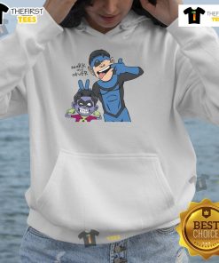 Funny Invincible Mark and Oliver hoodie featuring vibrant colors and playful design for fans of the comic series.