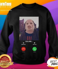 Alt Text: Funny John Pork is Calling meme sweatshirt featuring a humorous design of John Pork, perfect for meme lovers.