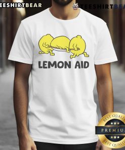 Funny Lemons Lover Lemon Aid T-Shirt featuring a playful lemon pun design, perfect for citrus enthusiasts.
