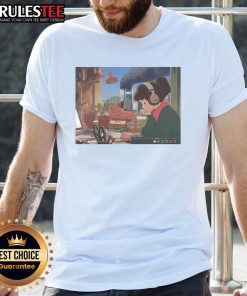 Alt Text: Funny Lofi Girl Daytime September 11 T-Shirt design featuring a chill cartoon girl with headphones and a sunny backdrop.