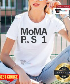 Funny MoMA PeniS Ladies Tee featuring a humorous design, perfect for art lovers with a playful sense of style.
