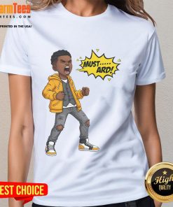 Funny mustard bold statement urban style design ladies tee featuring a playful graphic and trendy fit for casual wear.