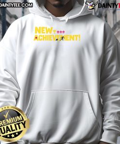 Funny New Achievement Unlocked Survival Mode Hoodie featuring playful graphics and a cozy design for gamers.