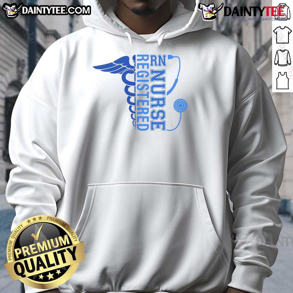 Funny Nurse Registered Nursing Health Care Hoodie Funny nurse wearing a Registered Nursing hoodie, showcasing humor in health care apparel for dedicated professionals.