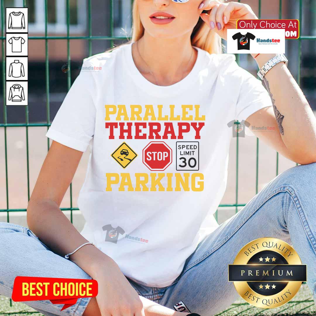 Funny Parallel Therapy Parking Ladies Tee