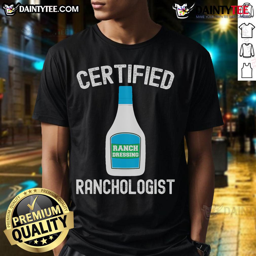 Funny Ranch Dressing Ranch Dressing Sauce Humor T Shirt Funny Ranch Dressing T-Shirt featuring humorous ranch dressing sauce graphic for food lovers and pun enthusiasts.