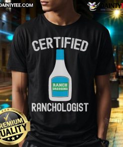 Funny Ranch Dressing T-Shirt featuring humorous ranch dressing sauce graphic for food lovers and pun enthusiasts.