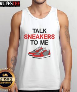 Funny sneaker shoe head tank top for sneaker lovers, featuring a playful graphic design perfect for casual wear.